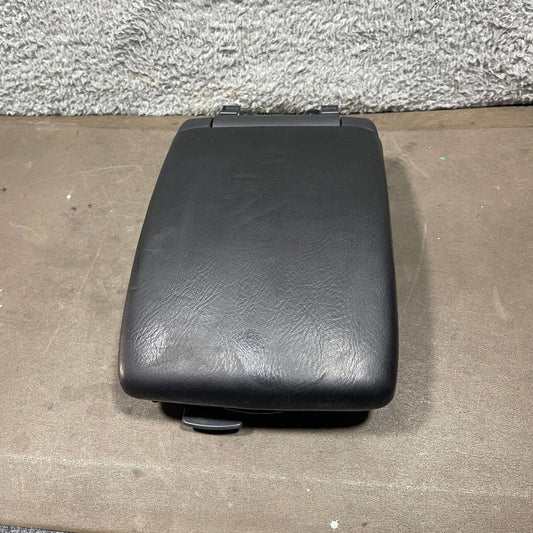 2001-2006 Acura MDX Center Console Black Leather Armrest Lid Storage OEM