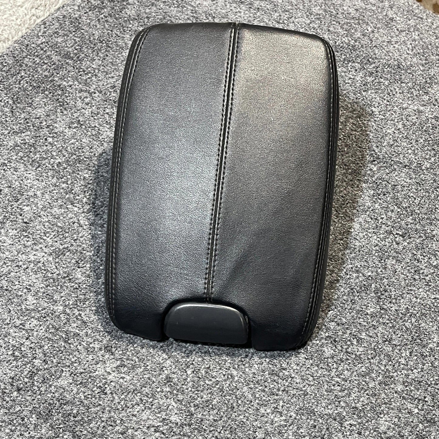 2008-2012 Honda Accord Sliding Center Console Lid Armrest BLACK LEATHER