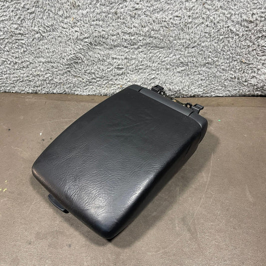 2001-2006 Acura MDX Center Console Black Leather Armrest Lid Storage OEM