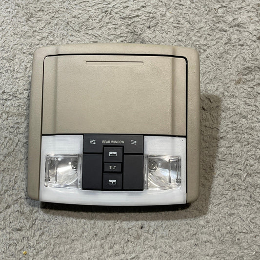 2007-2008 Ford Expedition Overhead Console Dome Light Sun Roof Switch OEM