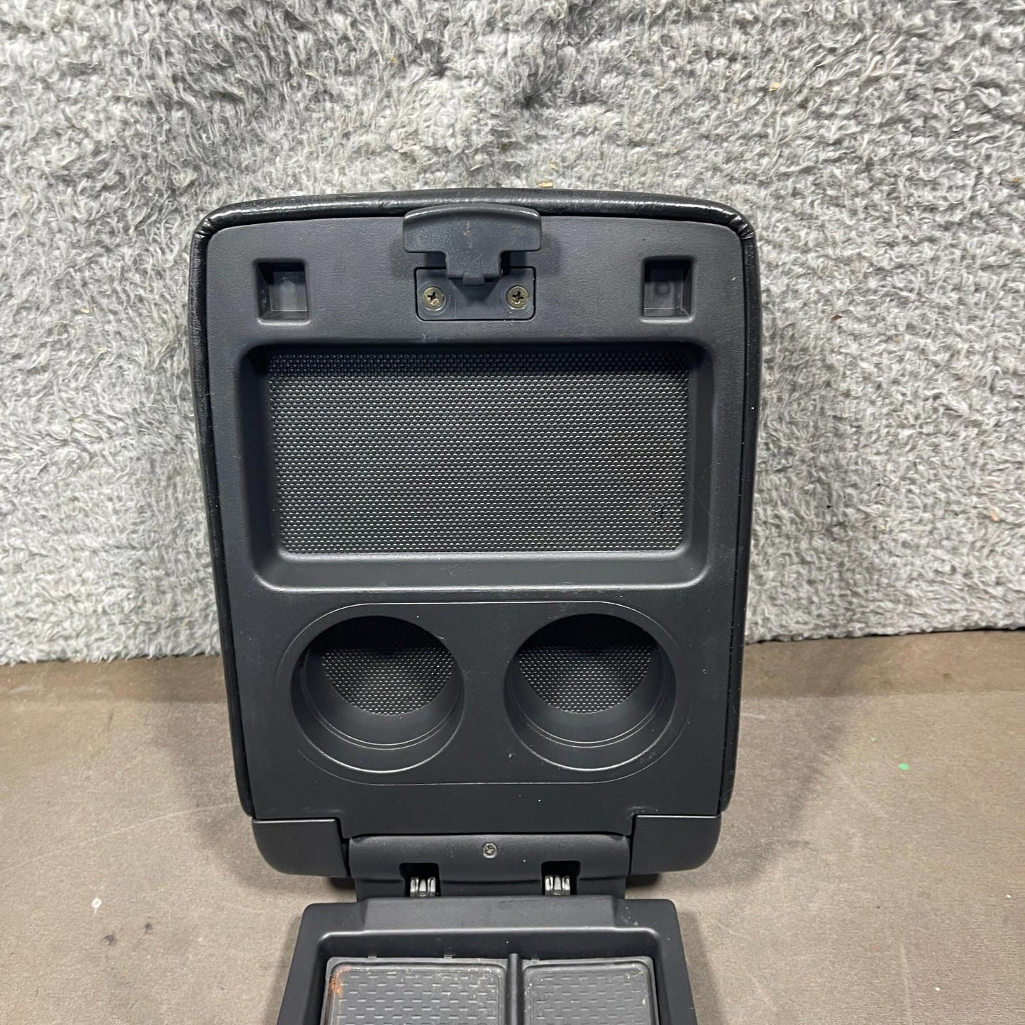 2001-2006 Acura MDX Center Console Black Leather Armrest Lid Storage OEM