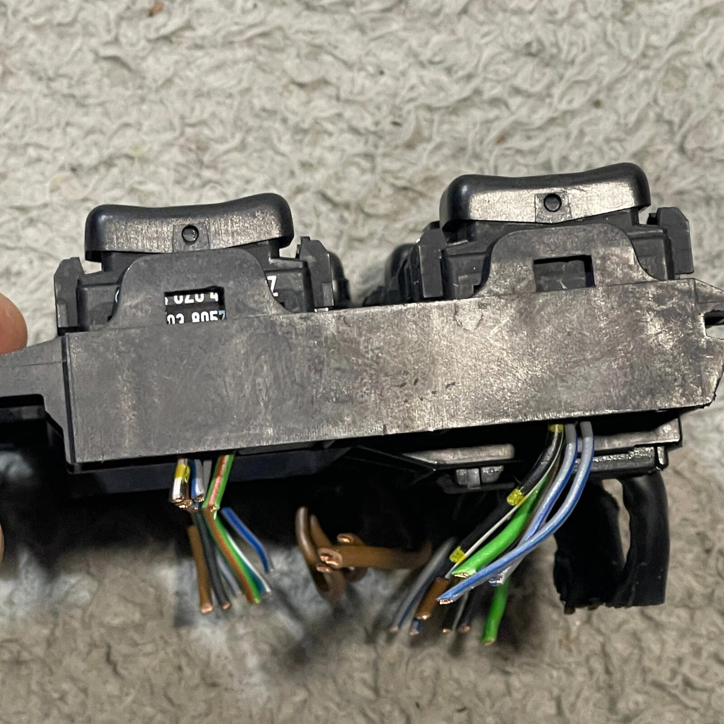 1986-93 Mercedes SL420 W124 300E 300D Center Console Master Window Mirror Switch