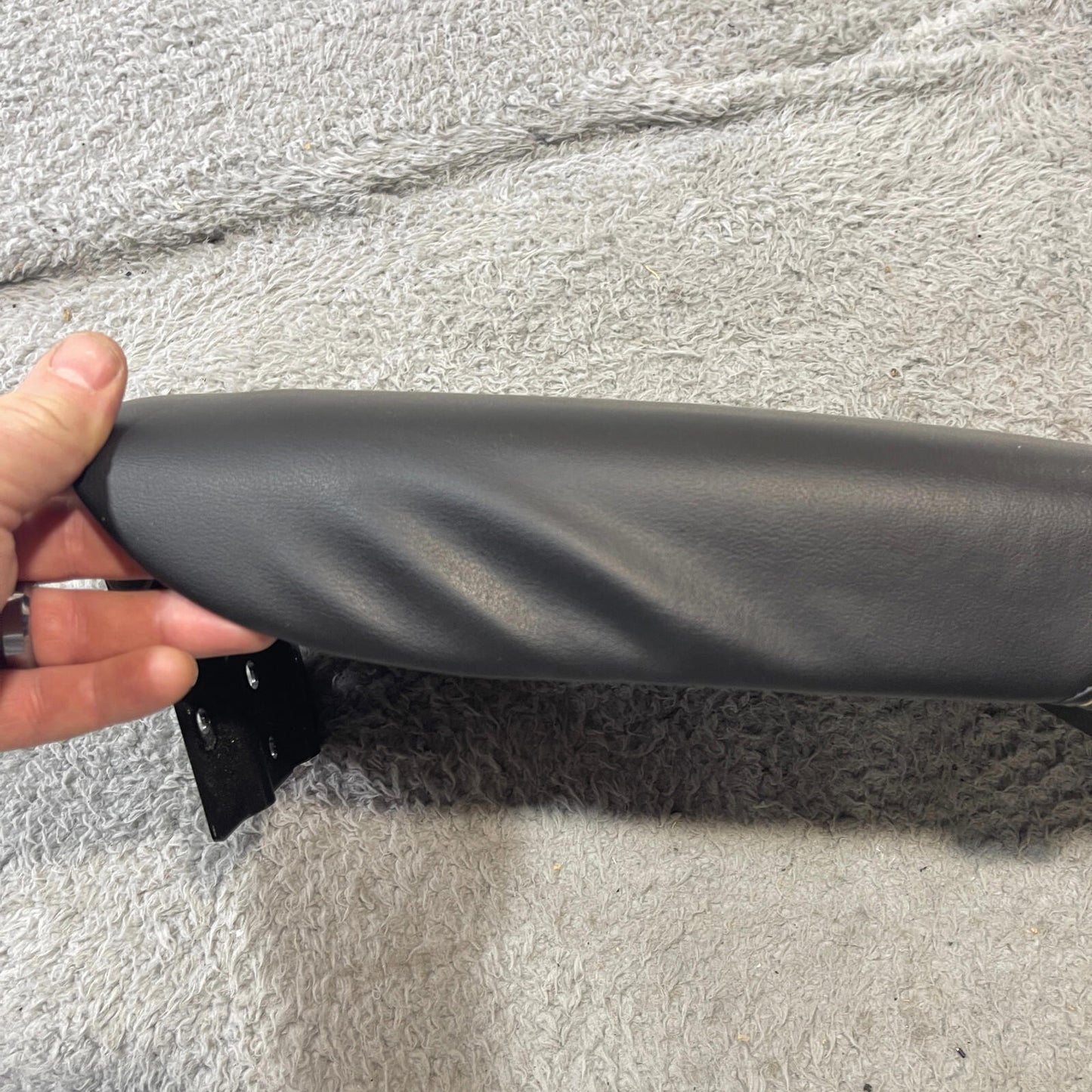 2013-2019 Cadillac XTS Center Console Black Leather Armrest Top Lid Cover OEM
