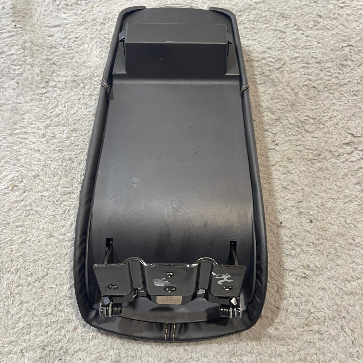 2013-2019 Cadillac XTS Center Console Black Leather Armrest Top Lid Cover OEM