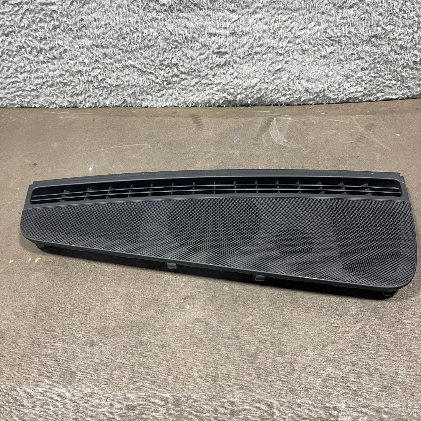 2013-2017 AUDI A6 DASHBOARD SPEAKER GRILLE TRIM COVER PANEL BLACK OEM