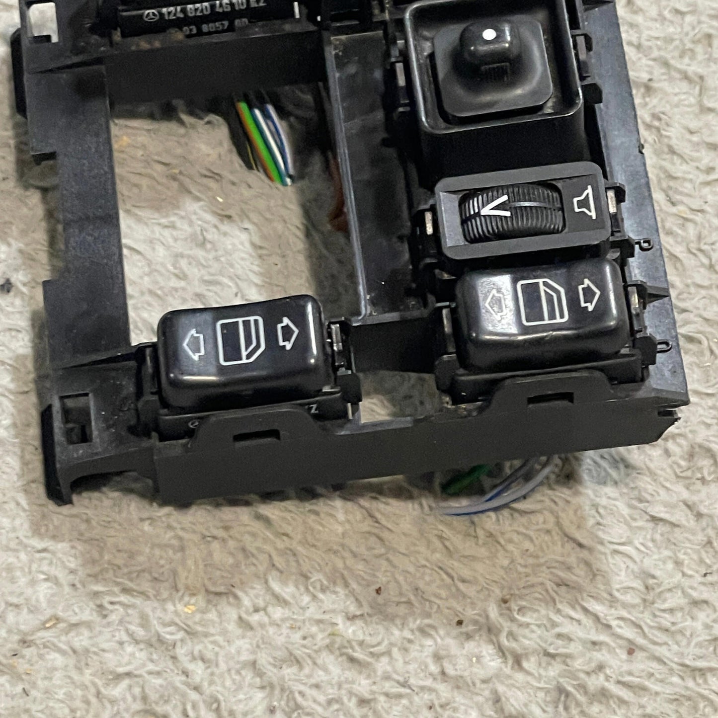 1986-93 Mercedes SL420 W124 300E 300D Center Console Master Window Mirror Switch