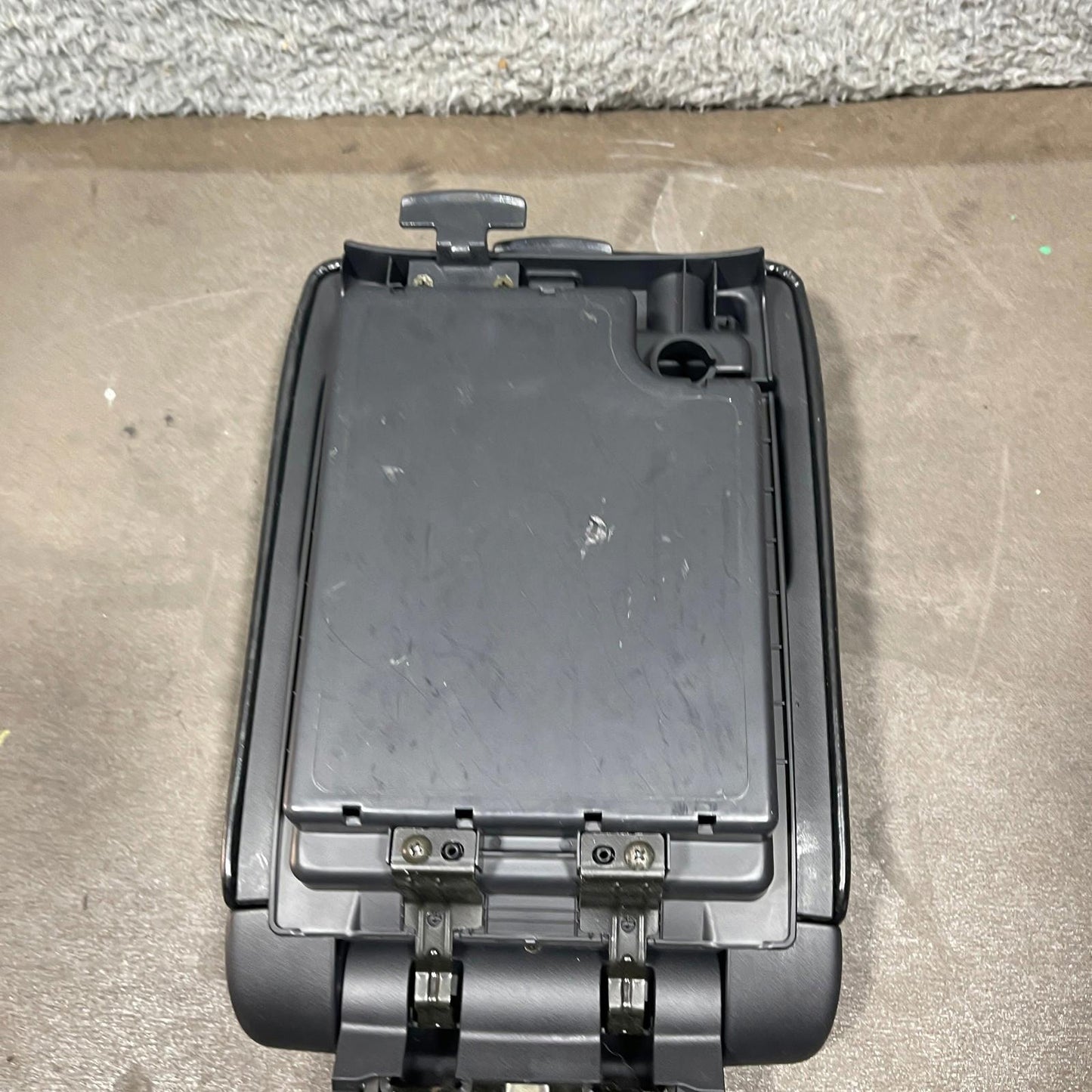 2001-2006 Acura MDX Center Console Black Leather Armrest Lid Storage OEM